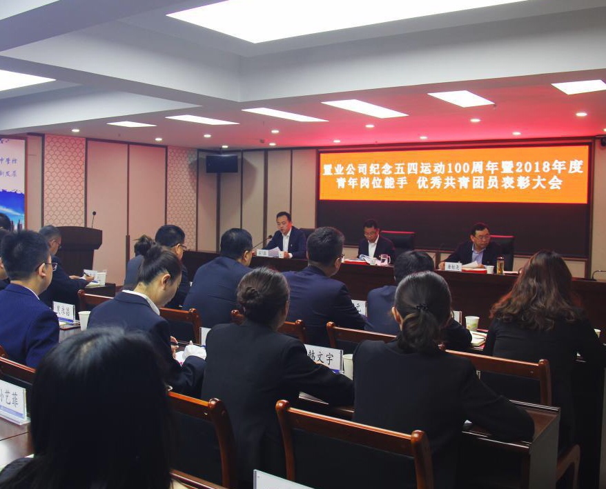 “青春心向黨 建功新時代”置業(yè)公司召開紀(jì)念五四運動100周年暨表彰大會